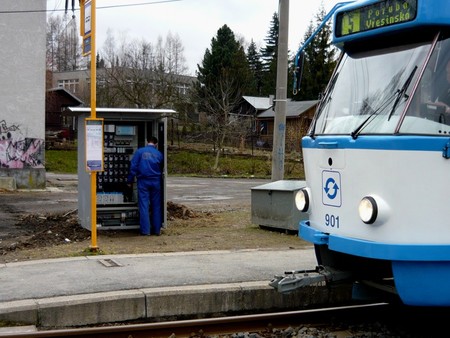 Dálkové ovládání tramvajové trati v Ostravě