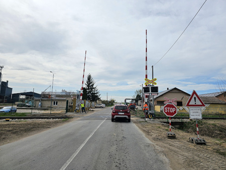 Rekonstrukce přejezdu v žst. Božice u Znojma